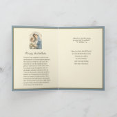 母悔やみや弔慰弔問ヴァージンメアリーイエス カード (内部)