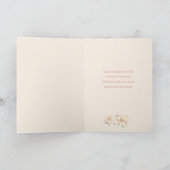 母愛は永遠に水の色の母の日 カード (内部)