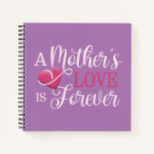 母愛は永遠の引用文 |ノートブック ノートブック (正面)
