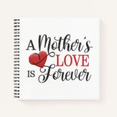 母愛は永遠の引用文 |ノートブック ノートブック (正面)