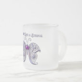 母愛は永遠 フロストグラスマグカップ (正面右)