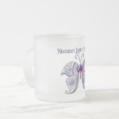 母愛は永遠 フロストグラスマグカップ (正面左)