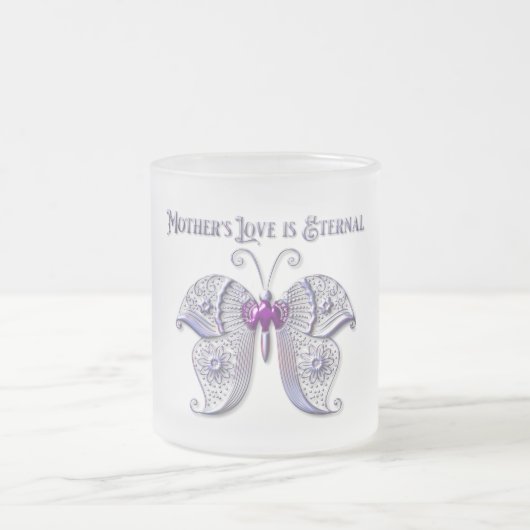 母愛は永遠 フロストグラスマグカップ (中央)