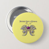 母愛は永遠 缶バッジ (正面&裏面)