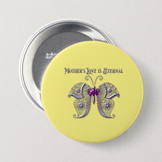 母愛は永遠 缶バッジ (正面&裏面)