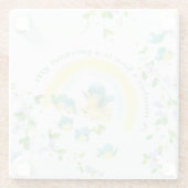 母愛は贈り物大切 ガラスコースター (裏面)