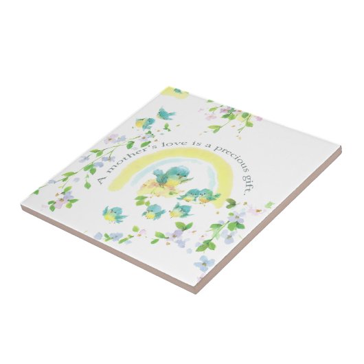 母愛は贈り物大切 タイル (側面)