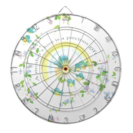 母愛は贈り物大切 ダーツボード (正面)