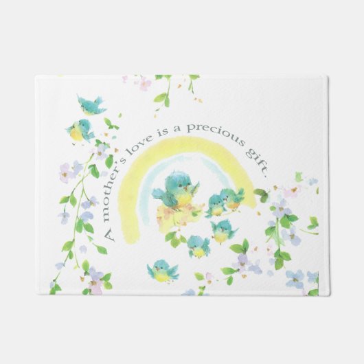 母愛は贈り物大切 ドアマット (正面)