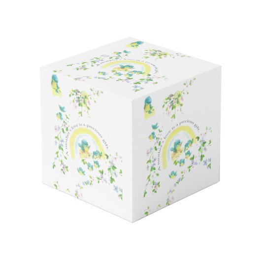 母愛は贈り物大切 フォトキューブ (正面アングル)