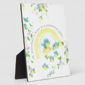 母愛は贈り物大切 フォトプラーク (側面)