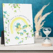 母愛は贈り物大切 フォトプラーク (側面)