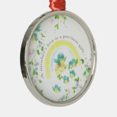 母愛は贈り物大切 メタルオーナメント (右)