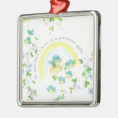 母愛は贈り物大切 メタルオーナメント (左)