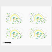 母愛は贈り物大切 楕円形シール (シート)