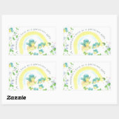 母愛は贈り物大切 長方形シール (シート)