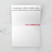 母愛を抱く» Greeting Card カード (内部)