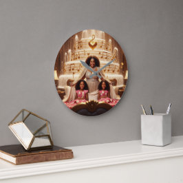 母愛撫E ラージ壁時計