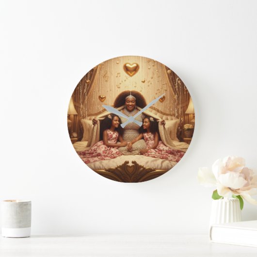 母愛撫G ラージ壁時計 (ホーム)