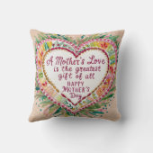 母愛素晴らし クッション (裏面)