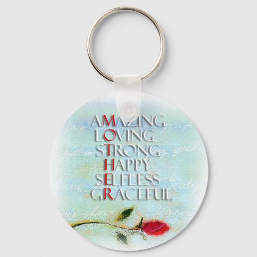 母愛 キーホルダー (正面)