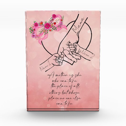 母愛 フォトブロック (正面)