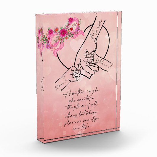 母愛 フォトブロック (左)