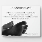 母愛 フォトプラーク (正面)