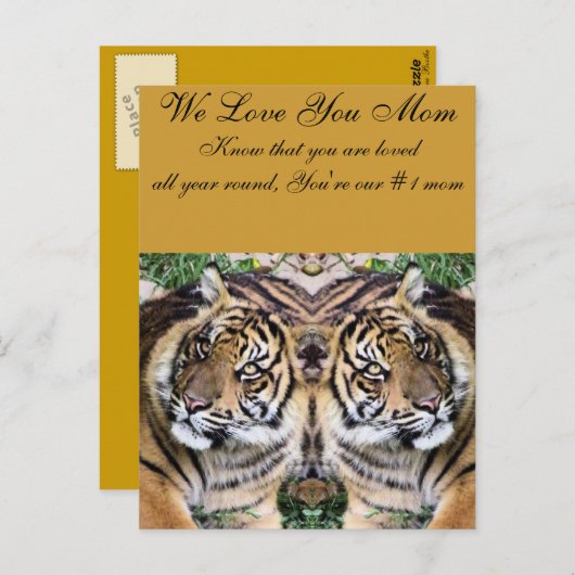 母愛_ ポストカード (正面/裏面)