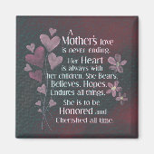 母愛 マグネット (正面)