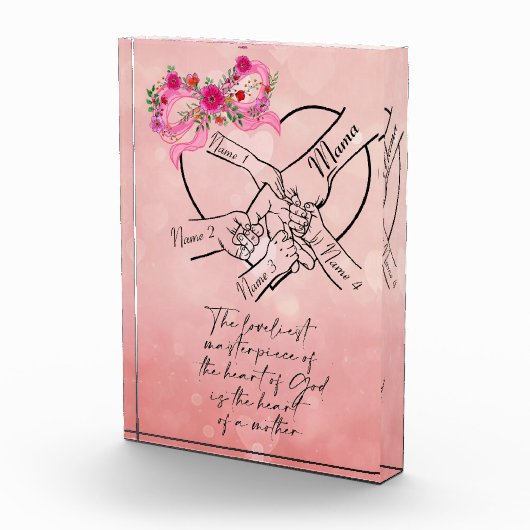 母愛:心からの献上品 フォトブロック (右)