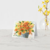 母愛 – 母の日のカード カード (黄色い花)