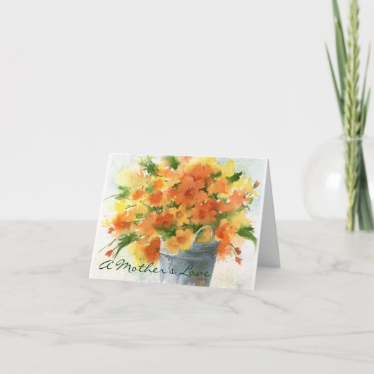 母愛 – 母の日のカード カード (正面)