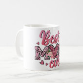 母感動的の日の母最高のの日 コーヒーマグカップ (正面左)