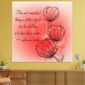 母感動的フローラキャンバスプリント キャンバスプリント (インサイチュ (リビング))