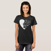 母感動的娘引用文Tシャツ Tシャツ (正面フル)