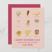 母感謝してい母の日おもしろいことわざ予算 (正面/裏面)