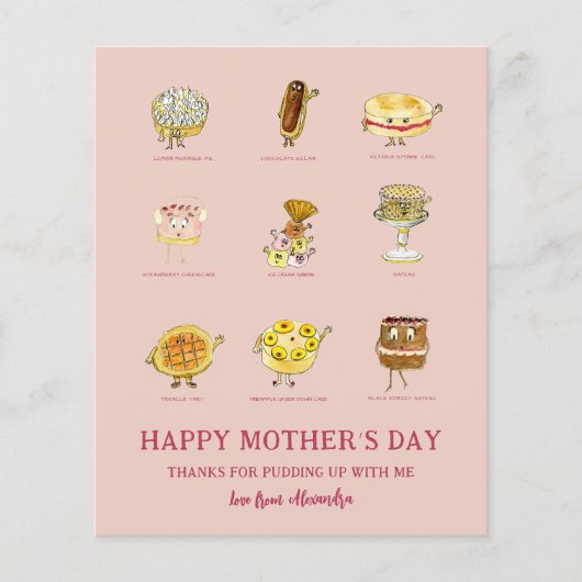 母感謝してい母の日おもしろいことわざ予算 (正面)