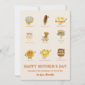 母感謝してい母日おもしろいことわざ シーズンカード (正面)