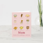 母感謝してい母日おもしろい引用文 カード (正面)