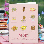 母感謝してい母日おもしろい引用文 カード