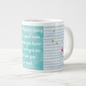 母感謝してい母、母の日、専門マグカップ ジャンボコーヒーマグカップ (正面右)