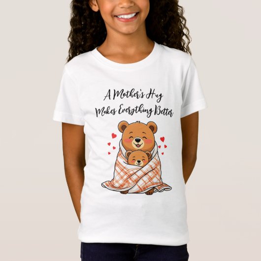 母抱擁で万事好都合 Tシャツ (正面)