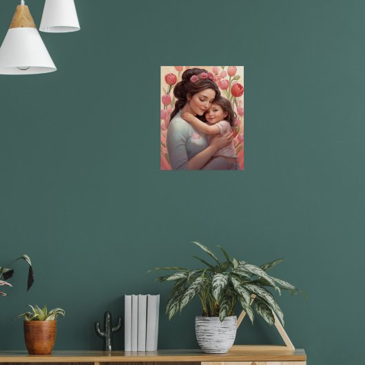 母抱擁 – 母娘ポスター ポスター (リビング1)