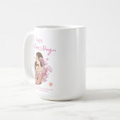 母抱擁 – Happy Mother's Day Art コーヒーマグカップ (正面左)