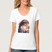 母抱擁 Tシャツ (正面)