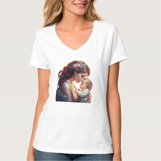 母抱擁 Tシャツ