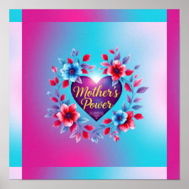 母放射開花電力 ポスター