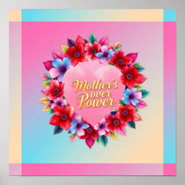 母放射開花電力 ポスター