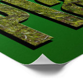 母救済自然が木のロゴを植え ポスター (角)